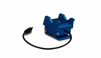 Elektronisches Schnellwechselsystem für Bagger 1:14 CNC Aluminium, blau