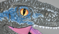 Velociraptor RC Dinosaurier 45cm, RTR grau