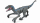 Velociraptor RC Dinosaurier 45cm, RTR grau