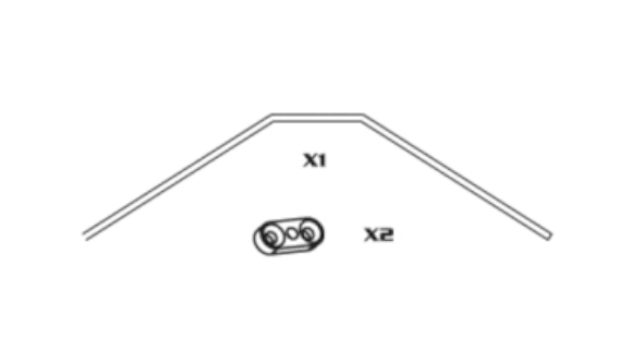 MN2055 Anti-Roll Bar hinten