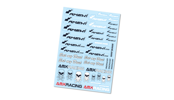 Aufkleberbogen Amewi/AMXRacing A4