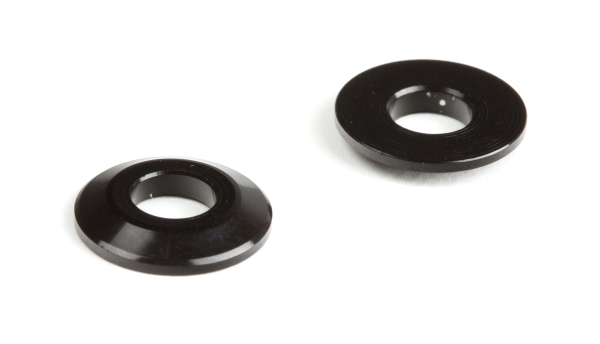 TD320202 Aluminium Flügel-Unterlegscheibe schwarz, 2 Stück