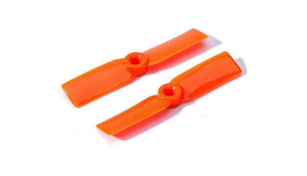 Propeller Bullnose Flat Head Nylonfaser 3030 M5 / 6mm Hub, orange
