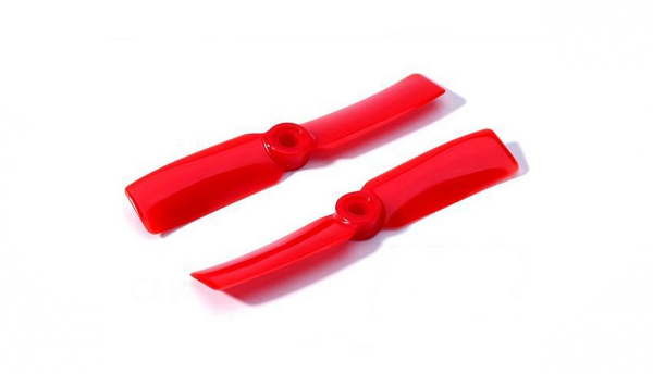 Propeller Bullnose Flat Head Nylonfaser 3545 M5 / 6mm Hub, rot