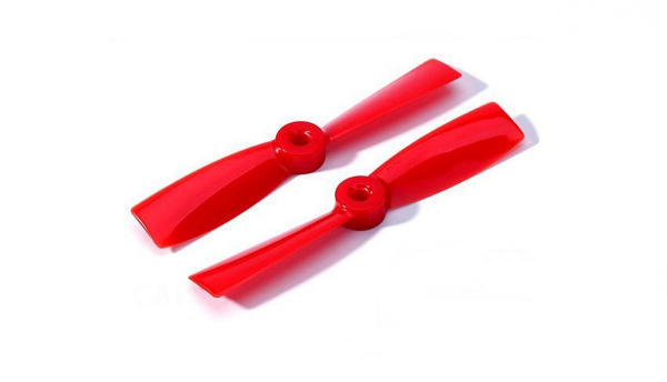 Propeller Bullnose Flat Head Nylonfaser 4045 M5 / 7,5mm Hub, rot