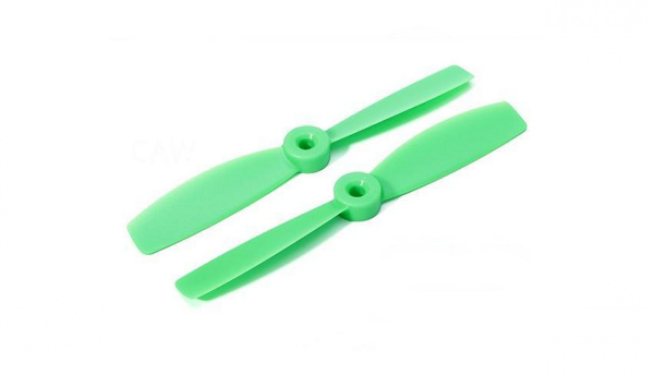 Propeller Bullnose Flat Head Nylonfaser 5045 M5 / 7mm Hub, grün