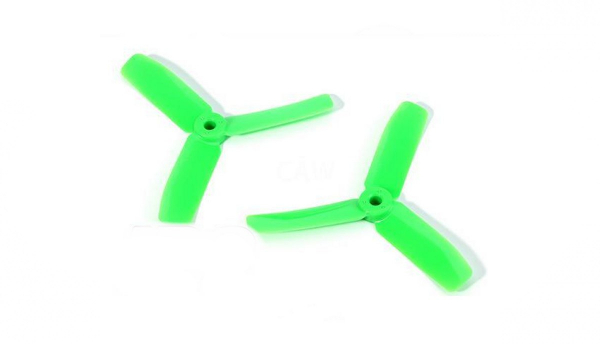 Propeller 3-Blatt Nylonfaser 4040 M5 / 7mm Hub, grün