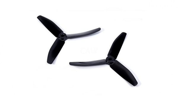 Propeller 3-Blatt Nylonfaser 5040 M5 / 7mm Hub, schwarz