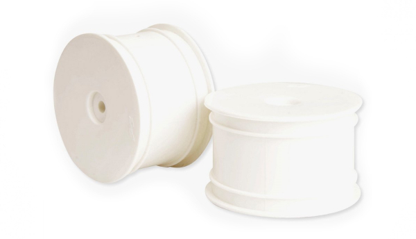 TU0444W Buggy Felgen 14mm hinten weiss, 2 Stück