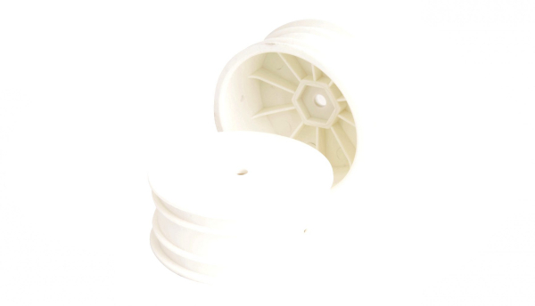 TU0442W Buggy Felgen 14mm vorne weiss 4WD, 2 Stück