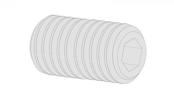 Madenschrauben M3x10mm, 1 Stück