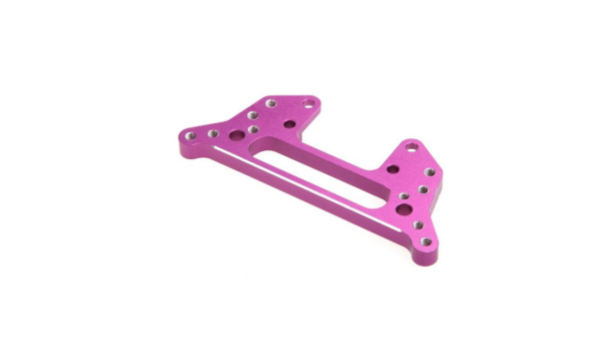 102023 Hintere Dämpferbrücke Aluminium lila
