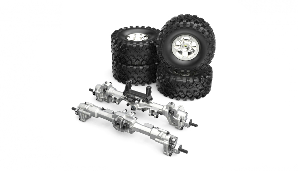 ALLRock H8 Aluminium Tuning Set Achsen & Räder
