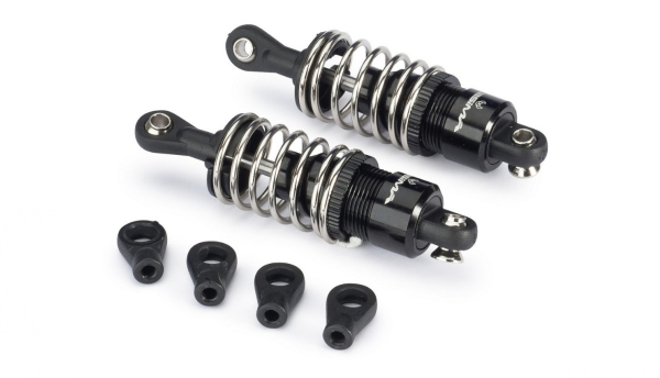 Aluminium Dämpfer 55mm 1:10 einstellbar, 2 Stück