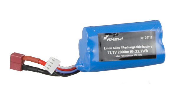 Li-Ion Akku 3S 11,1V 2200mAh, T-Stecker